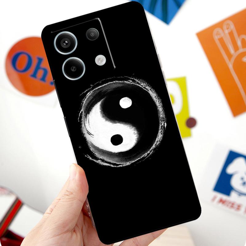 Чехол Багуа Тайцзи Инь Ян для Xiaomi Redmi Note 14 13 10 11 12 Pro 10S 11S 12S Чехол для Redmi 15 13C 12C 10C 14C