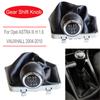 Белый/черный кожаный чехол для багажника OPEL ASTRA III H 1,6 VAUXHALL 2004 2005 2006-2010, ручка переключения передач