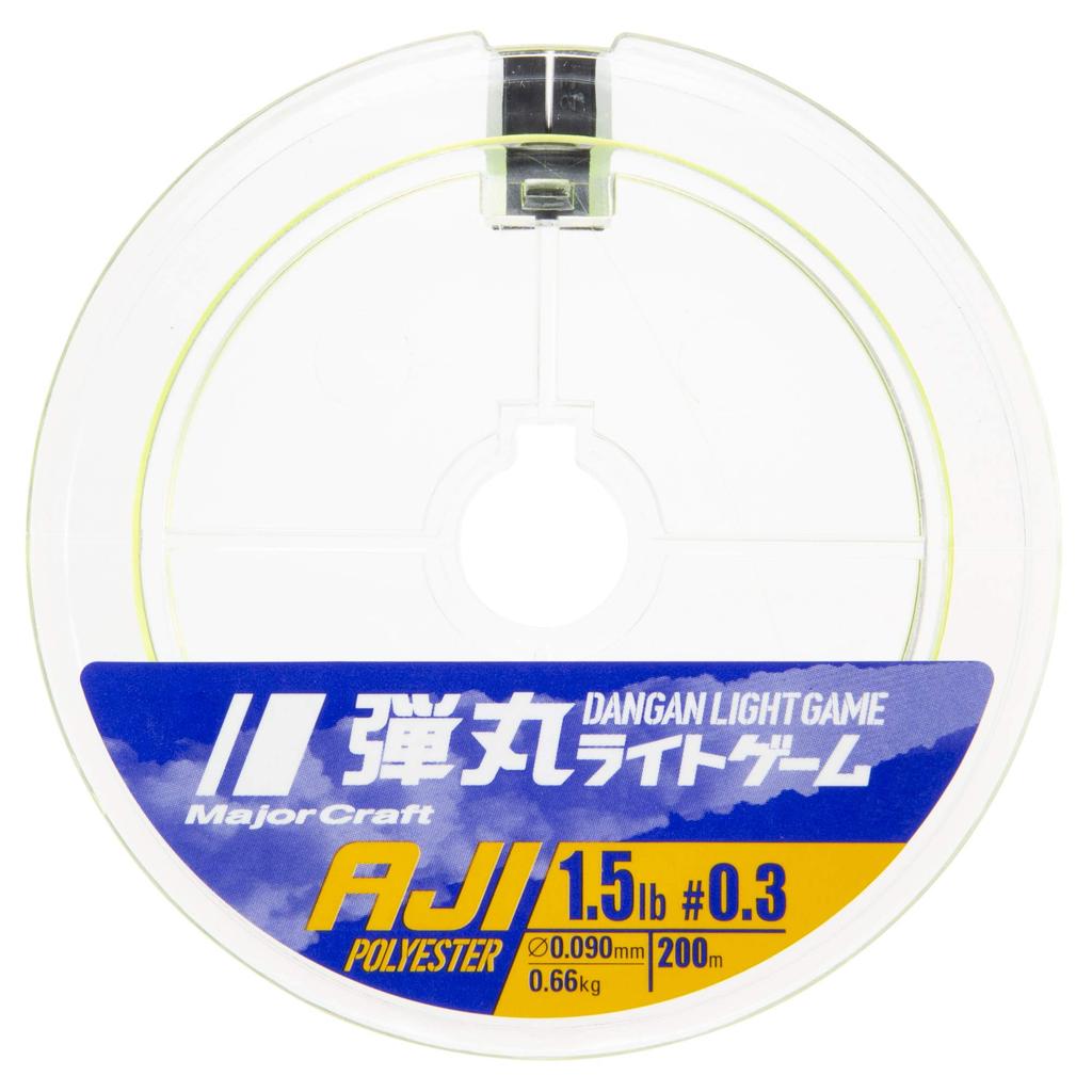 Major Craft Bullet Fluorolite AJI Game DLG-A (Ester) Line, 0.3/1.5lb