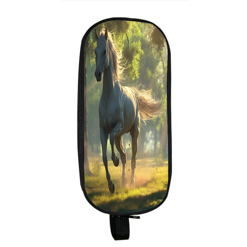 Капибара, кошка, собака, пеналы, лошадь, тигр, панда, пенал, сумка с волком, держатель, коробка для девочек, офисный студенческий органайзер, канцелярские принадлежности, школьные принадлежности