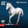 Набор для сборки лошади Spallach Resin Kit SPU22272 1/72 (животное)
