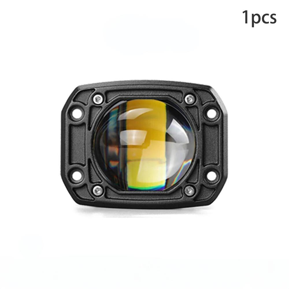 Для внедорожника Jeep Car Truck Off Road 4x4 12 В 24 В фара рабочего света 6000 К белая 3500 К желтая противотуманная фара с утопленным креплением 8D линза светодиодная рабочая фара