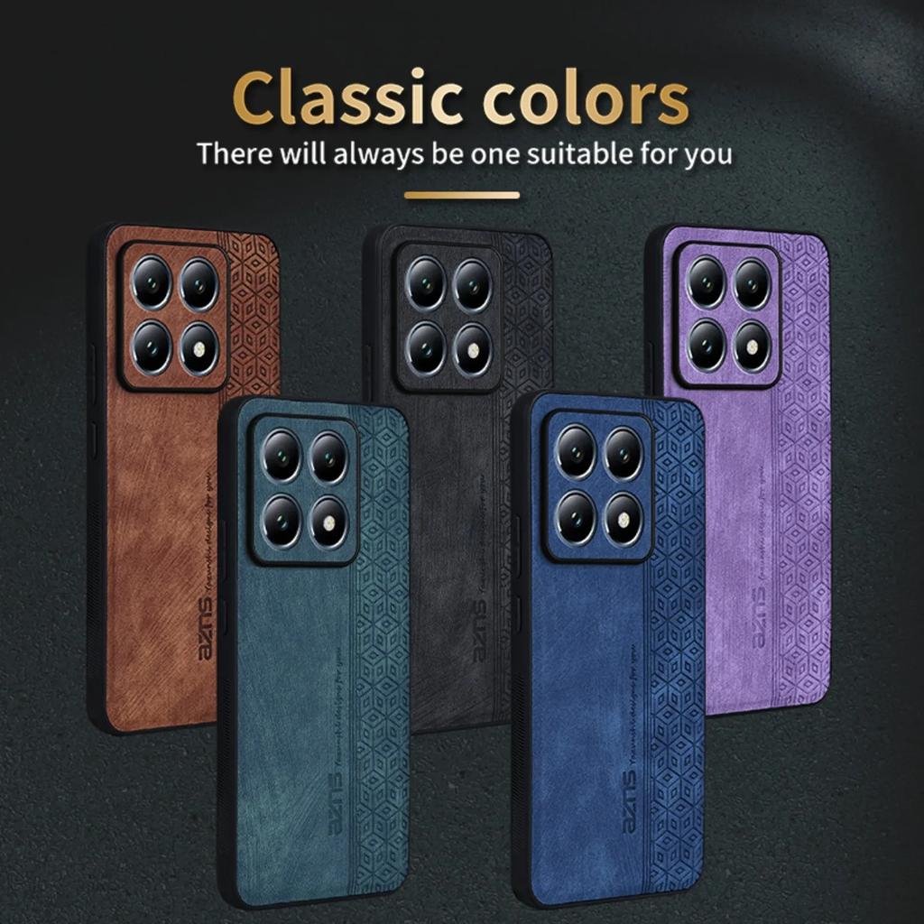 Роскошный чехол из овчины для Xiaomi 14T Pro Poco C75 14C 4G Силиконовый защитный противоударный чехол для Xiaomi 14T 14R 5G Funda