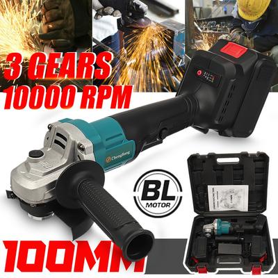 21 В 100 мм Отрезная машина 1/2 Литий-ионный аккумулятор Сделай сам Деревообработка Шлифовальная машина Электроинструмент Бесщеточная электрическая угловая шлифовальная машина