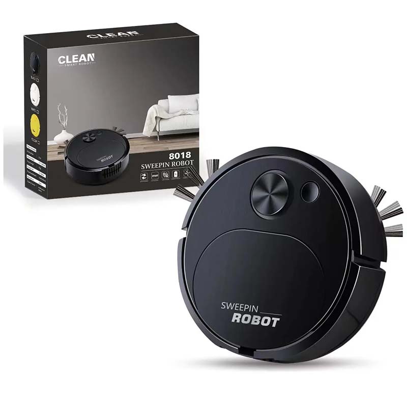 Умный робот-подметальщик Мини Тихий Пылесос Беспроводной Очиститель Подметание Швабра Щетка Два-в-Одном Многофункциональная Уборочная Машина Для Дома