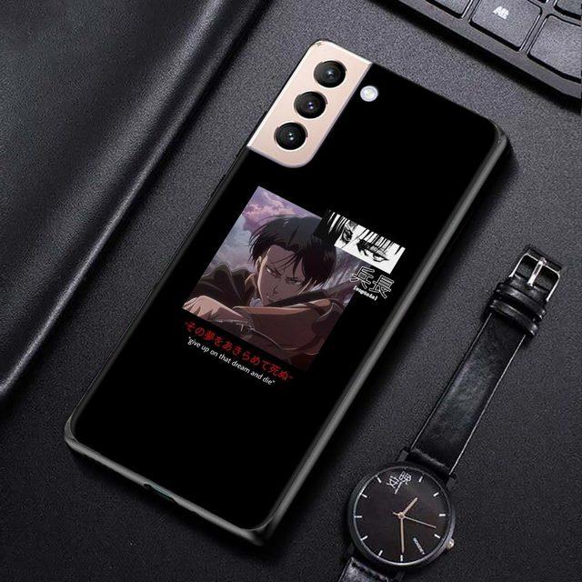 Чехол для Samsung Galaxy S21 S20 Ultra S10 Plus Lite S21 S20 Fe 5g S10e S9 S8 S7 Edge Shell Fundas Anime Shingeki No Kyojin