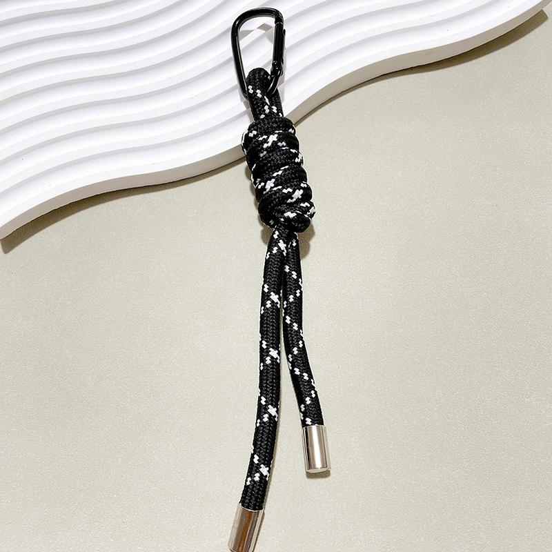 Нейлоновый брелок из плетеной вручную веревки, Y2K мода, подвеска для сумки, украшение, сделай сам, красочная подвеска, подарок