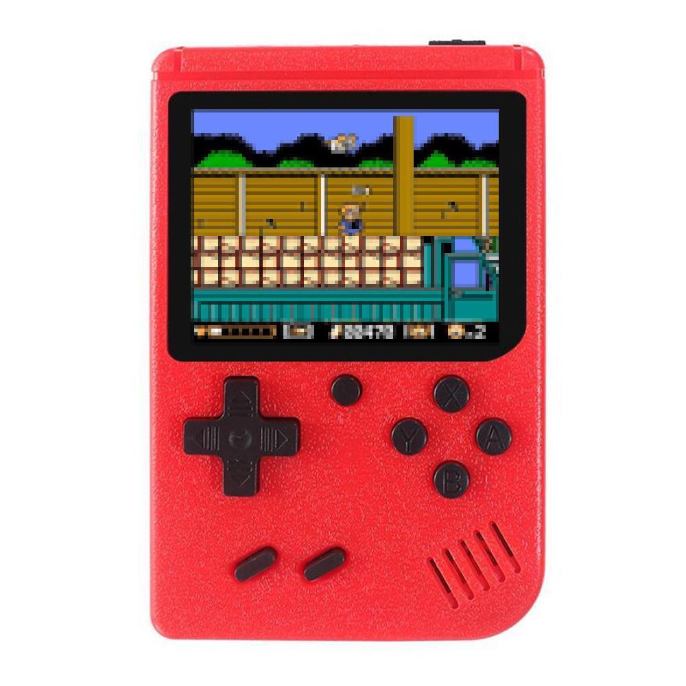 Портативная портативная игровая консоль с геймпадом, 3-дюймовым полноцветным экраном и встроенными 800 ретро-играми