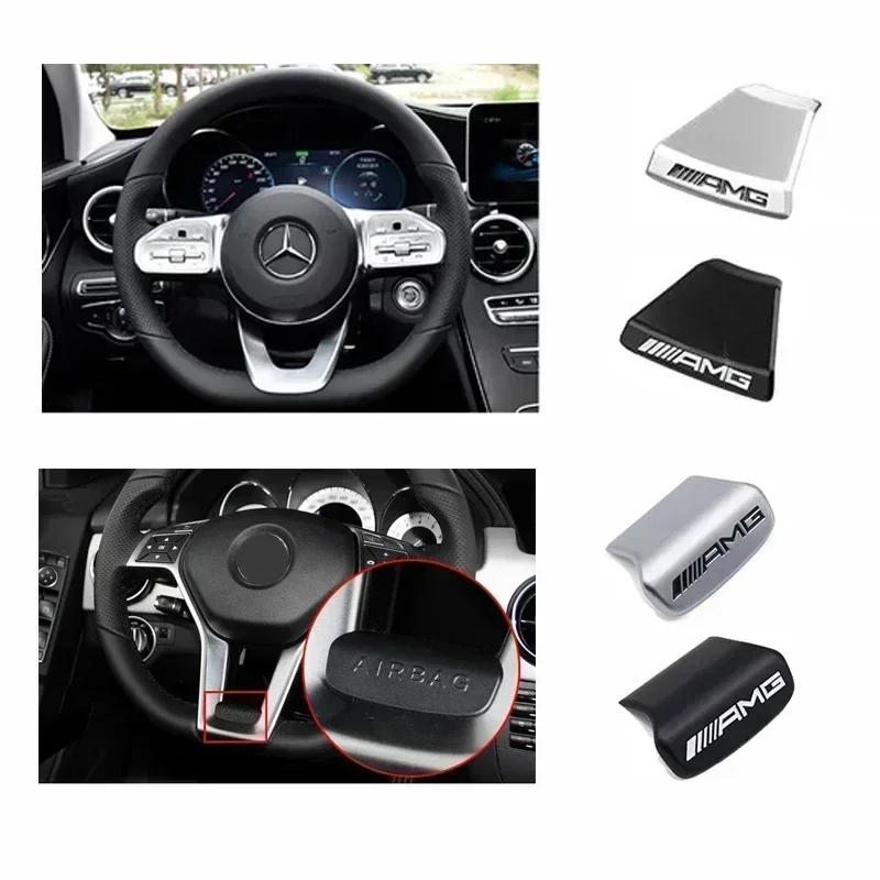 AABCF1 AMG Значок Наклейки на Руль Автомобиля Аксессуары Для Mercedes Benz AMG W206 W204 W205 W212 W213 W221 W222 W223 W251 W464 GLE