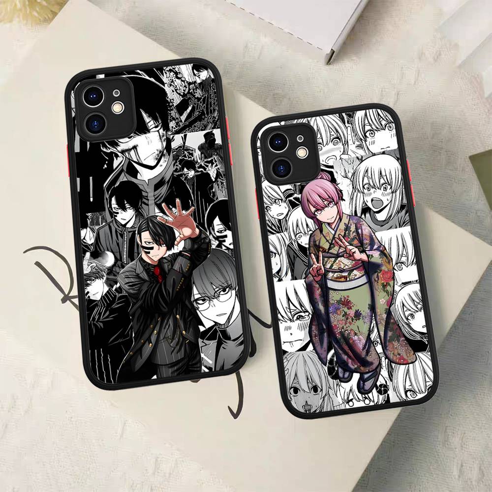 Горячий Аниме T-Tougen A-Anki Для IPhone 16 Pro Max 15 14 13 12 11 XS MAX X Plus Конфетный Цвет Матовый ТПУ Чехол для Телефона