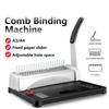 A4/A3 Size Office 21 Hole Heavy Duty Binder Machine Rubber Ring Binding Machine Comb Binding Machine