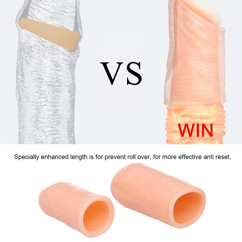 Без силикона, эрекционные кольца для задержки эякуляции, длительная коррекция крайней плоти, секс-игрушки для взрослых, рукава для пениса для мужчин