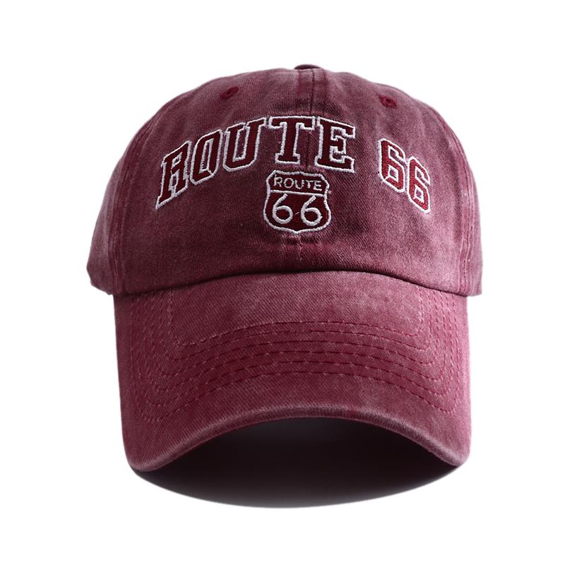 Бейсболка с вышивкой буквы Route 66 Женская Мужская Модная Хлопковая Кепка Snapback Хип-хоп Тракер Кепки для Папы Уличные Солнцезащитные Кепки Gorras