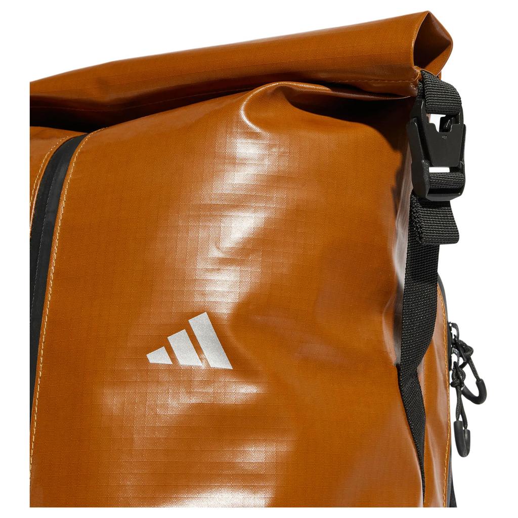 adidas 24,25 л Рюкзак для путешествий и города со светоотражающими элементами, из ТПУ (термопластичного полиуретана), для активного отдыха и альпинизма, унисекс, цвет Бронзовый JD5752