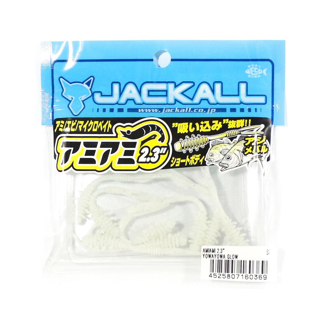 Jackall Soft Lure SW Light Game Amiami 2.3 Inch Yowayowa Glow (0369)