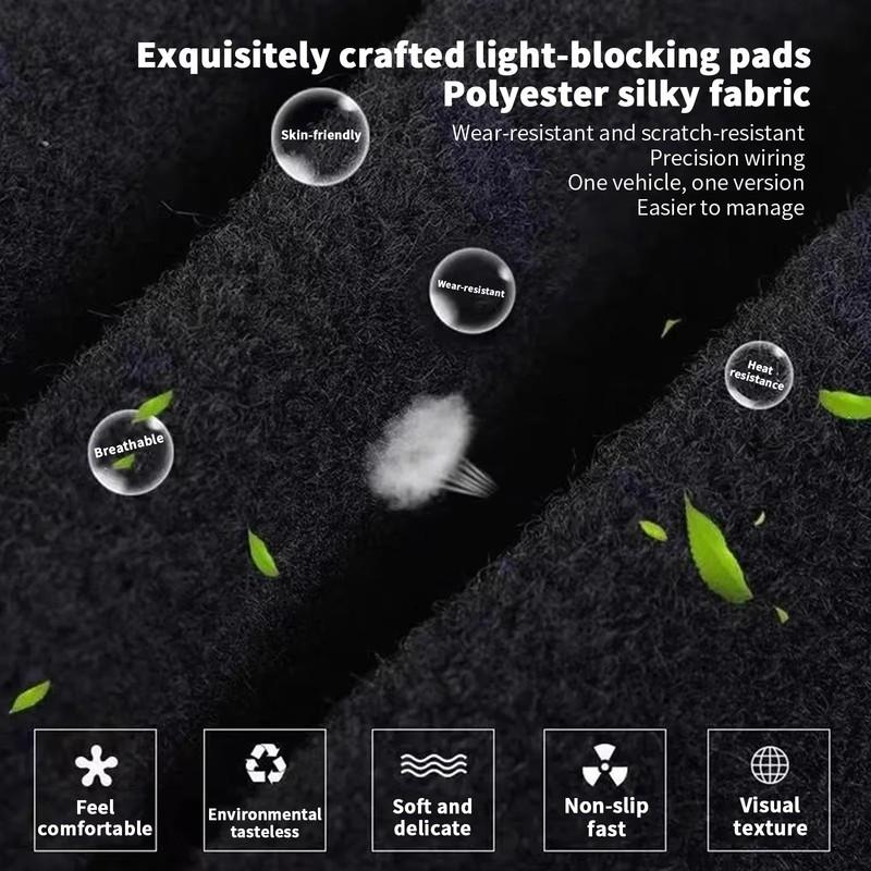 For Nissan Ariya 2024 2025 2026 2027 mat dash Suede Leather Dashmat Dashboard Cover Pad Dash Mat Car