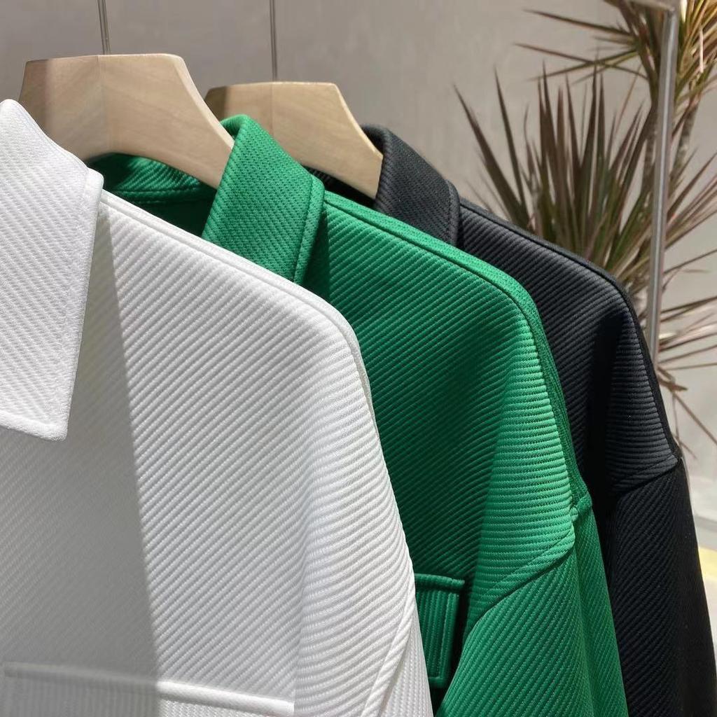 Men's Trendy Loose Knit Lapel Shirt Jacket – Autumn Fashion