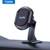 TOPK Magnetic Car Phone Holder Enhanced Adhesion Resistant to High Low Temperatures Magnetic Car Dashboard Phone Mount Holder