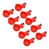 Poultry Water Cup Automatic Filling Adjustable Chicken Drinking Bowl for Ducks 10pcs