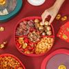 Элегантная двухслойная коробка для закусок и конфет с разделителями