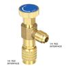 R12 R410 Refrigerant Charging Valve,   Conditioning Refrigerant Liquid   Valve Copper   Control Valves Copper and    Valve