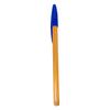 KZ-57 Yellow Barrel Ballpoint Pen, 1.0mm Bullet Tip with Blue Oil-Based Ink