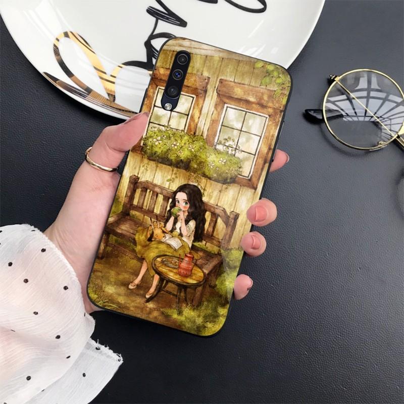 Чехол для телефона Diary Of A Forest Girl для Samung A32 A51 A52 NOTE 10 20 S10 S20 S21 S22 Pro Ultra Black PC Glass Phone Cover