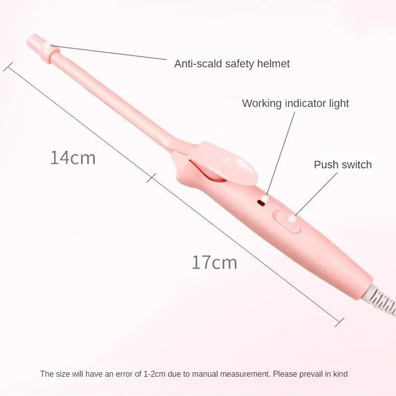 Mini Hair Curling Iron 9mm Curler Wand Professional Curly Tongs Ceramic Electric Salon Styling Tool Small Crimping Iron Curler Good product 1
