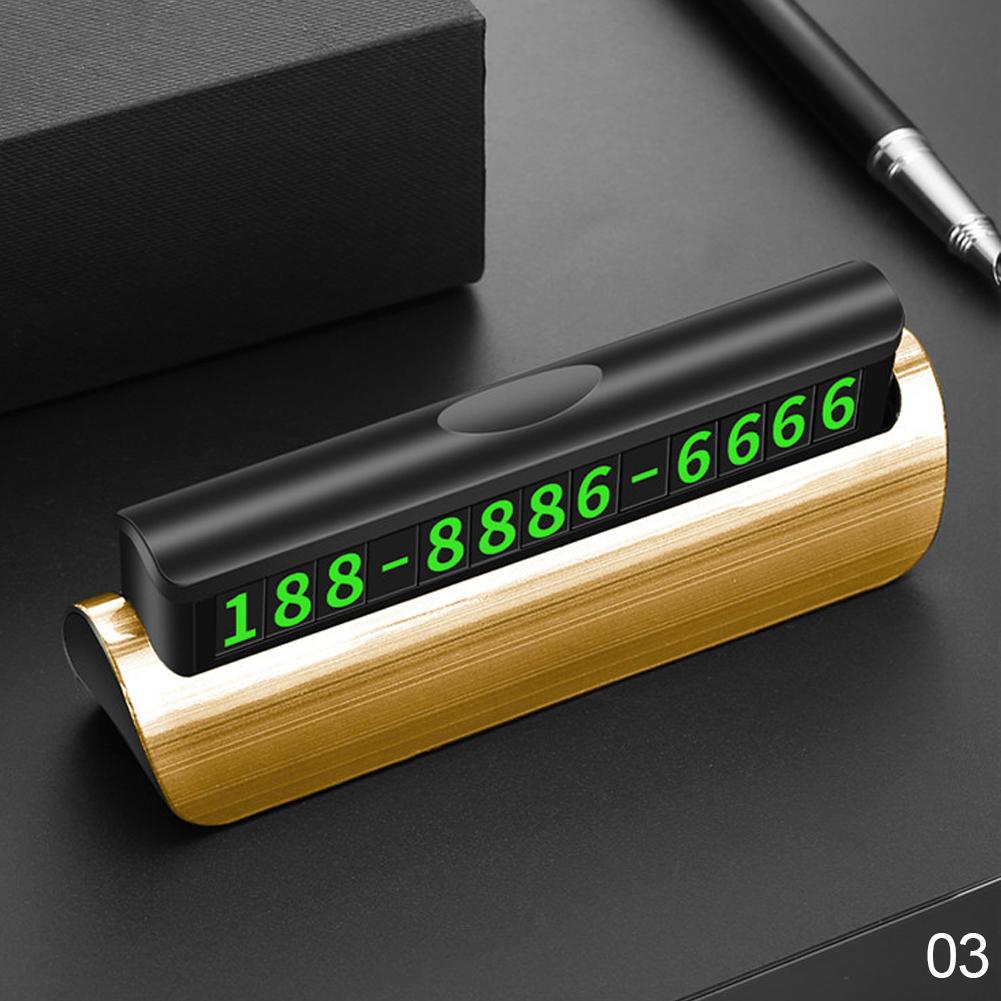 Скрытый светящийся автомобильный номерной знак, автомобильная наклейка, ночник, номер телефона в автомобиле для стайлинга автомобилей, временная парковочная карта