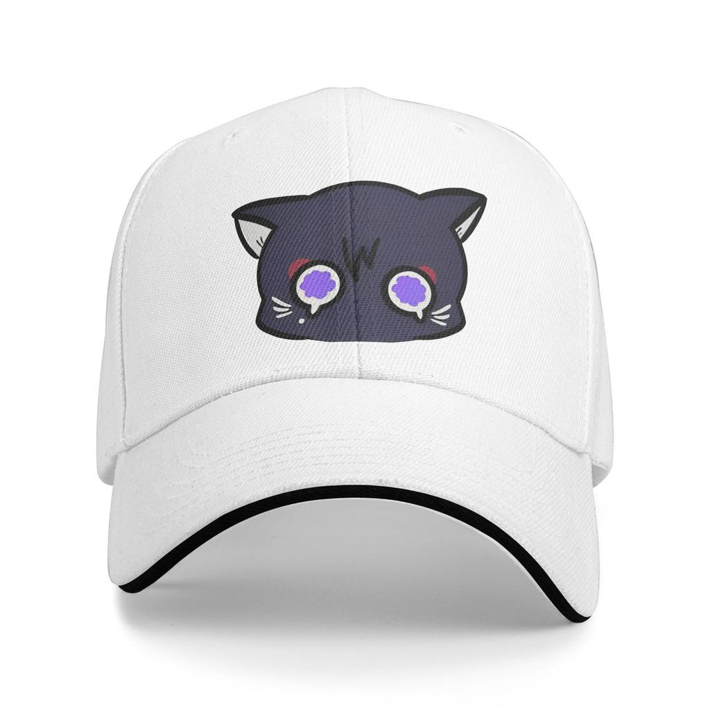 Кот-странник Neko Cat Длинная бейсболка Популярная Genshin Impact Кепки-сэндвич для унисекс Женские Регулируемая кепка-папа Для улицы