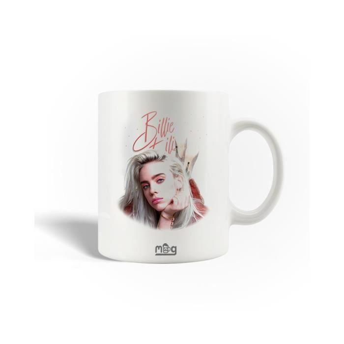 Mug - Billie Eilish - Fan Art - Céramique - 30 cl - Compatible lave-vaisselle