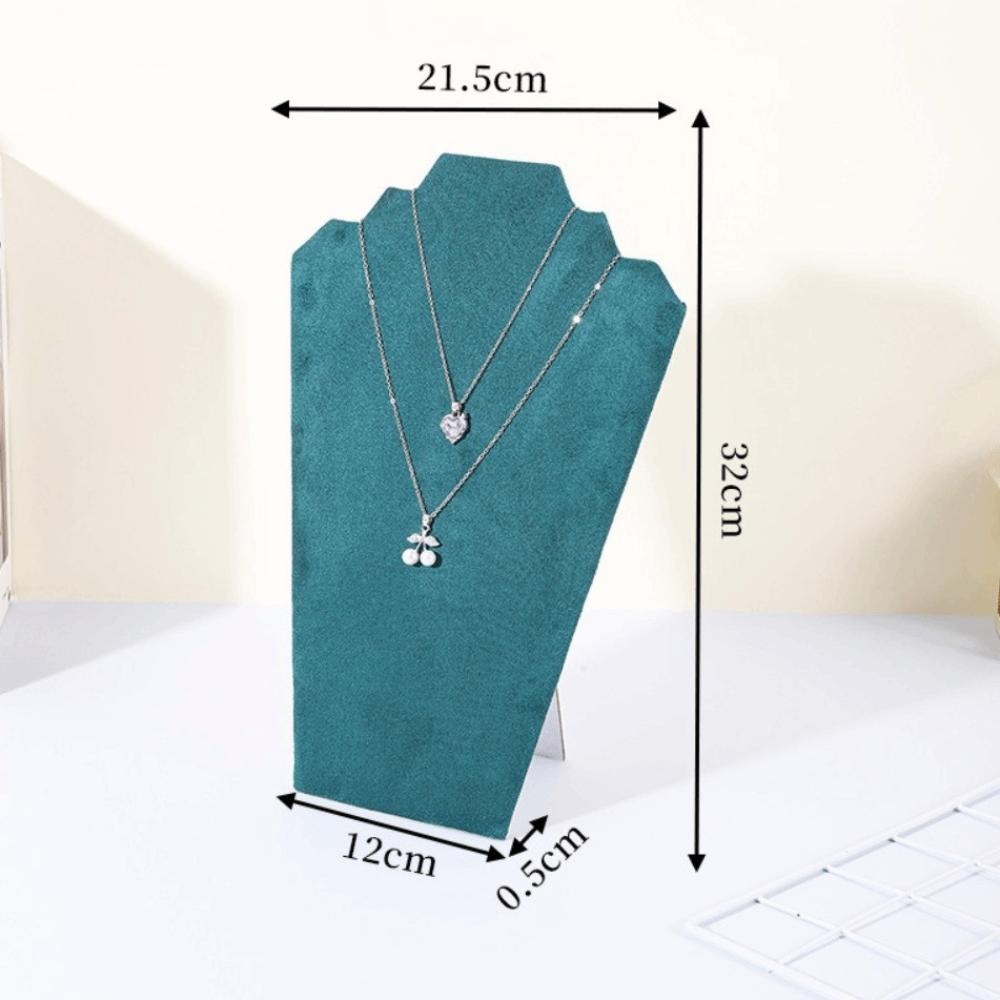 Black Necklace Storage Rack Velvet Jewelry Storage Organizer Ornaments Storage