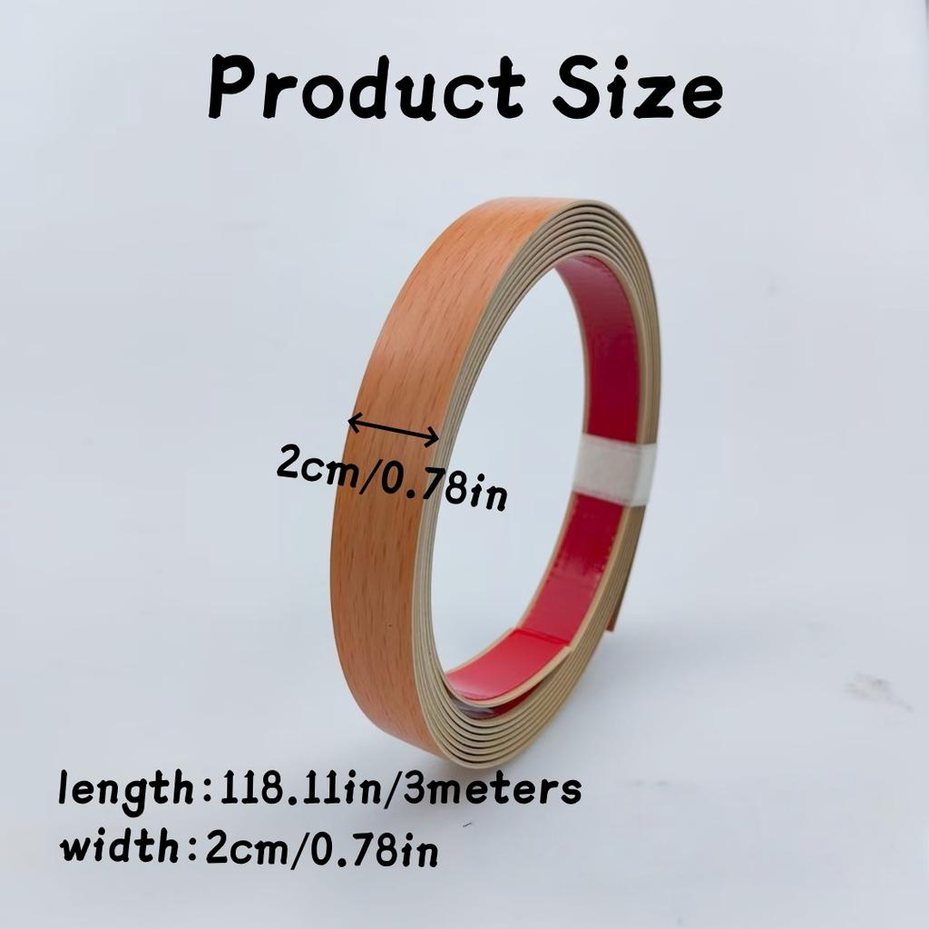 1 шт. 3 метра x 1,8 см ПВХ мебельная кромочная лента sealing tape клейкая лента шпон древесный лист для кромки поверхности шкафа стола