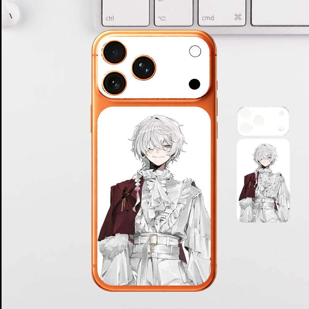 Н-Николай Гоголь Bungou Plain Наклейка-Скин для iPhone17 Pro Max Задняя Пленка Чехол Обложка Защита от царапин Прочная Наклейка