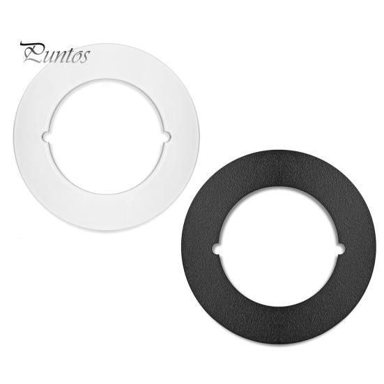 1/2Pcs Round Door Knob Plates Self Adhesive Scratch-Resistant Simple Installation Door Handle Cover Filler Fixing Repair Plates