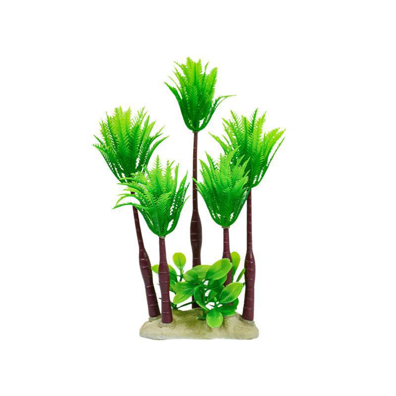 Ландшафтный дизайн аквариумов и рыбных резервуаров: Декор из кокосовой пальмы и водяной травы для столов с песком для гостиниц и недвижимости