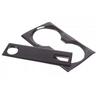 For BMW X1 2023-24 Carbon ABS Central Console Water Cup Holder Panel Cover Trim