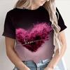 Fashion T-shirt Butterfly 3d Print Slim Fit Casual Short Sleeved Shirt T-Shirts Women’s