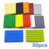 50 шт. Строительные блоки для поделок 6x8 точек 12 цветов Образовательные Творческие Размер Совместимый с 3036 Игрушками для Детей Тонкие Фигурки Кирпичики
