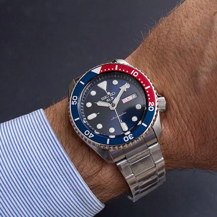 Seiko 5 Серия Классические Автоматические Часы Мужские часы Синие SRPD53K1