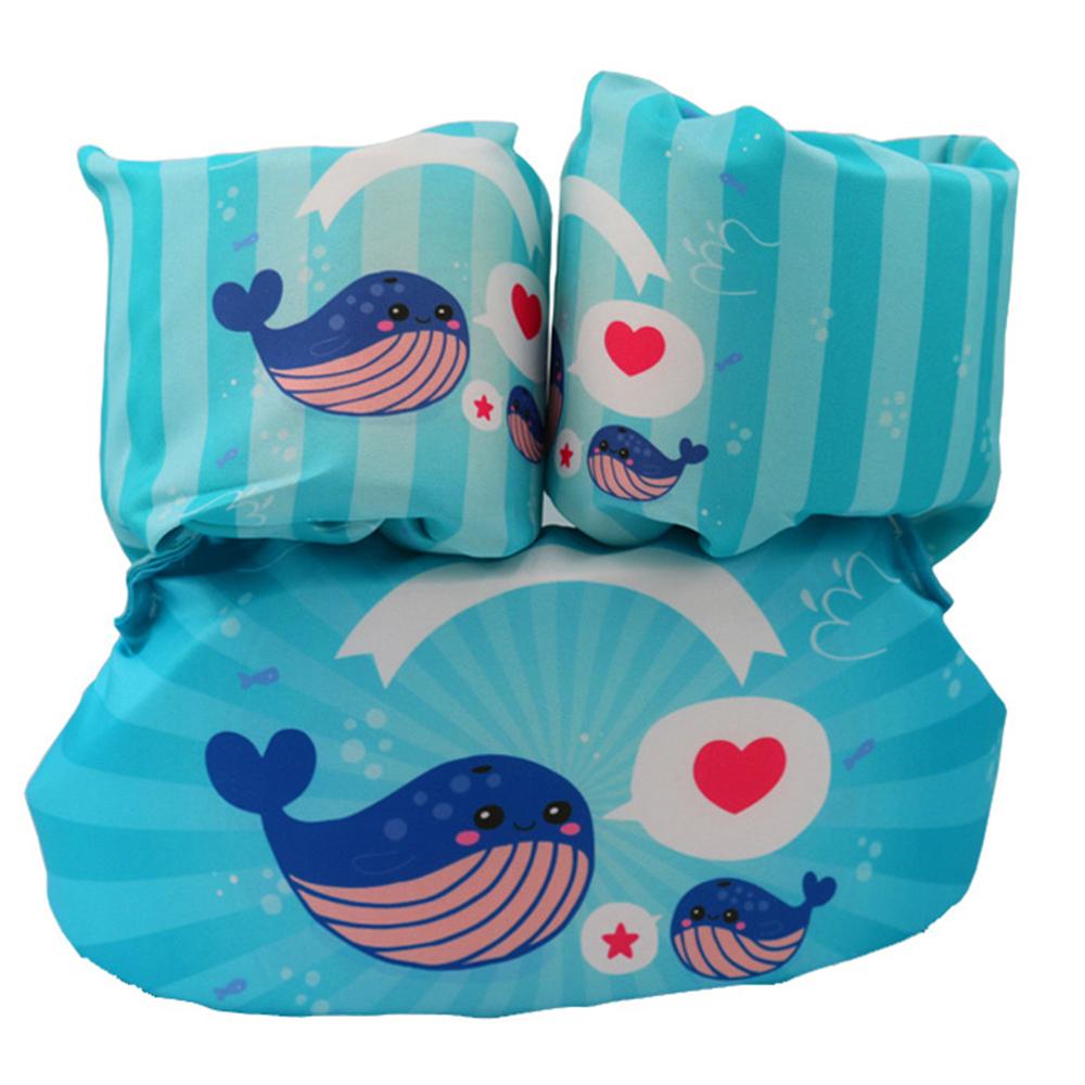 Детский поплавок с мультяшными рукавами, спасательный жилет, купальник, пенопласт, безопасный тренинг по плаванию, плавающий поплавок для бассейна, кольцо для плавания, джемпер для лужи