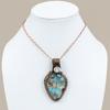 Подвеска Natural Republic Larimar, лунный камень, медная проволока, 3,07 дюйма, F7D51