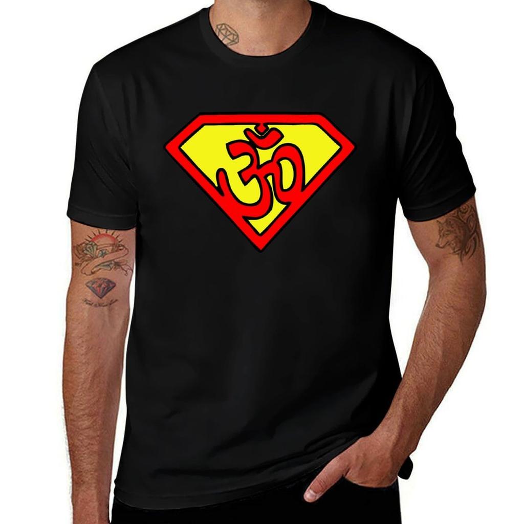 Super Om Symbol T-Shirt Plus Size Comfort Fit Tee