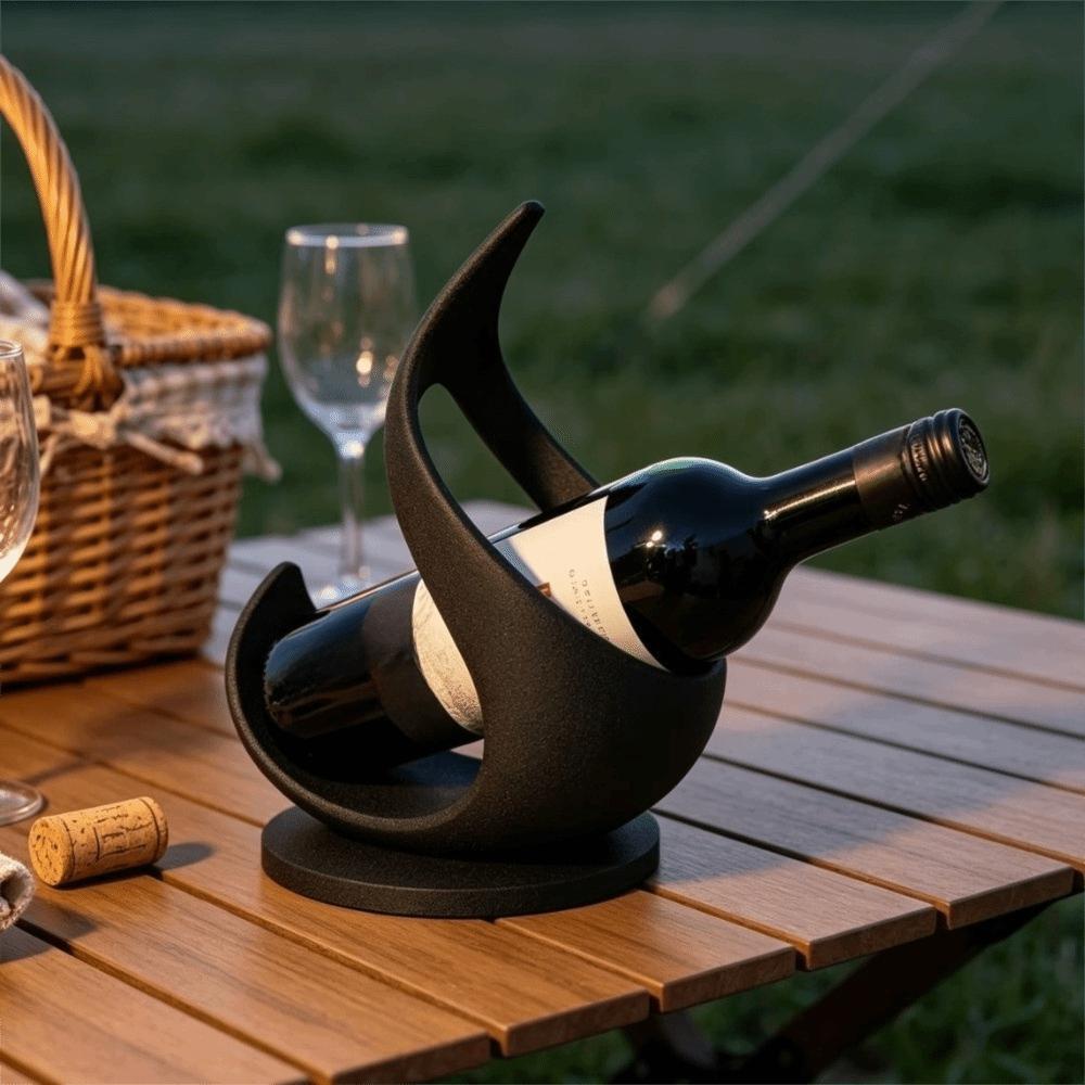 Multi-functional Wine Bottle Holder Handcrafted Wine Storage Shelf Creative Wine Rack Home Decor