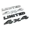 3D Металлическая наклейка-эмблема 4X4 Limited 75th Anniversary для заднего багажника, передней двери, боковой части Grand Cherokee Compass Wrangler
