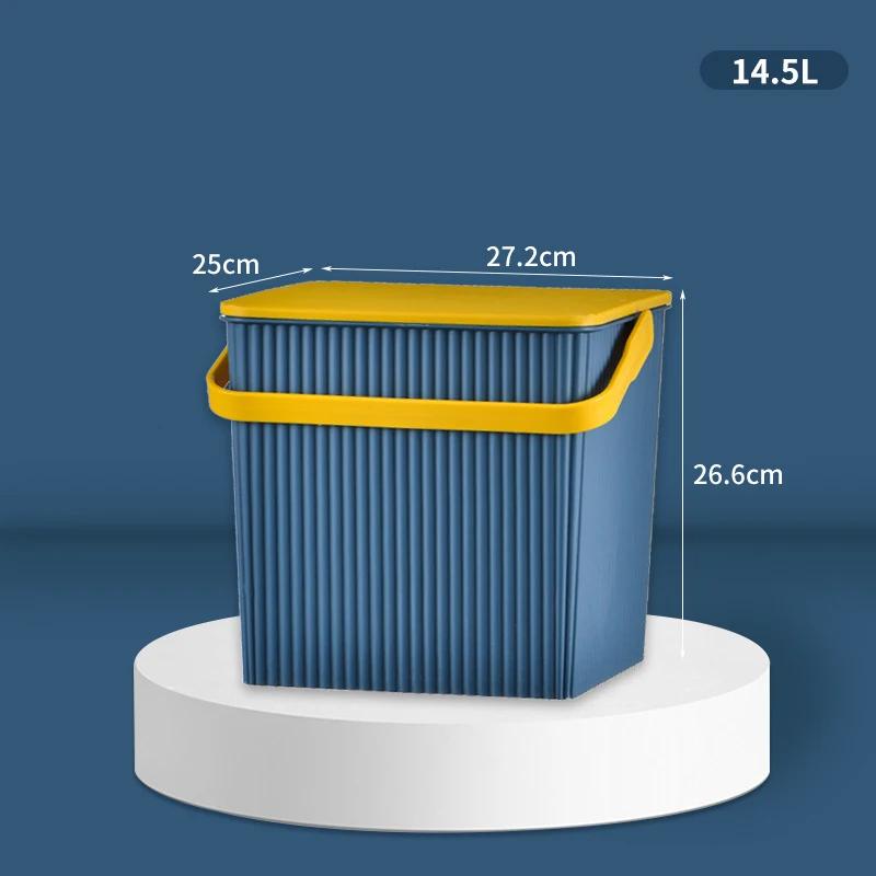 Large Plastic Bucket with Lid Stool Kindergarten Laundry Toys Storage Bucket Thickened Outdoor Fishing Bucket