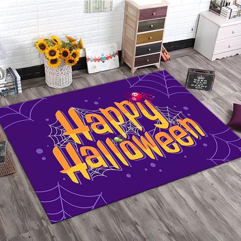1PC Halloween theme Rug - home decoration Carpet For Living Room Bedroom Flooring Computer Chair Area Rug