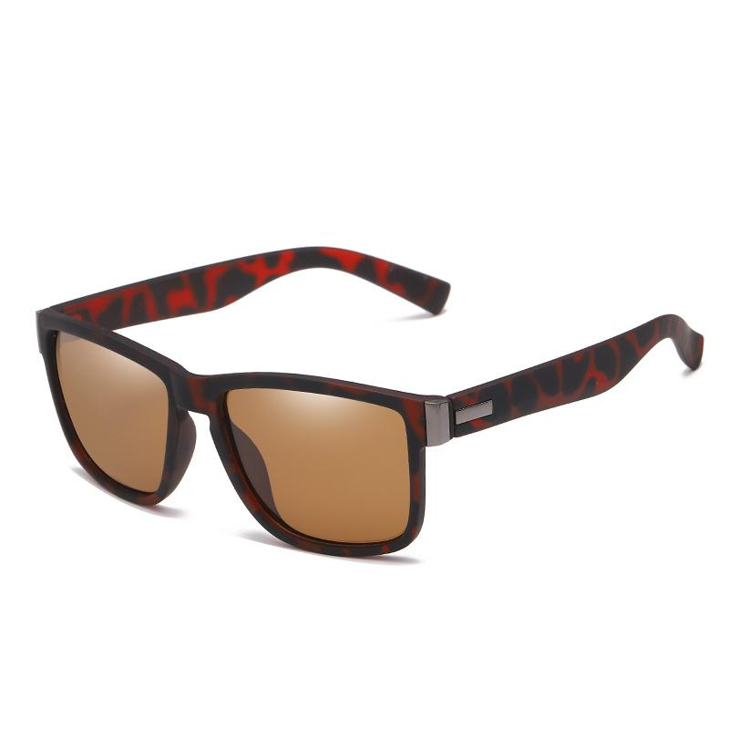 Camouflage Legs Polarized Square Sun Glasses Men High-end Fashion Sunglasses Real Person Csgo Male Eyeglasses