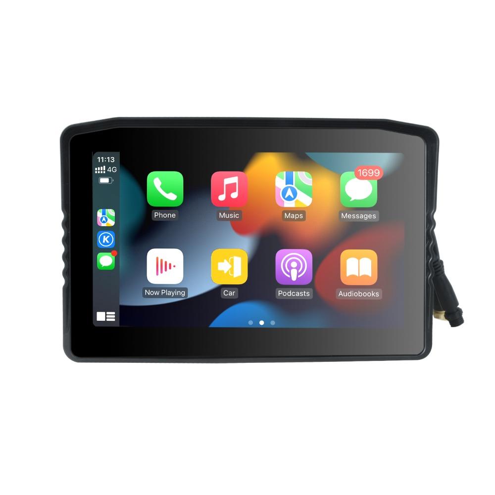 6,25-дюймовый DVR Автомагнитола Мультимедийный Видеоплеер Беспроводной CarPlay и Беспроводной Android Auto Сенсорный Экран Солнцезащитный Козырек 5300