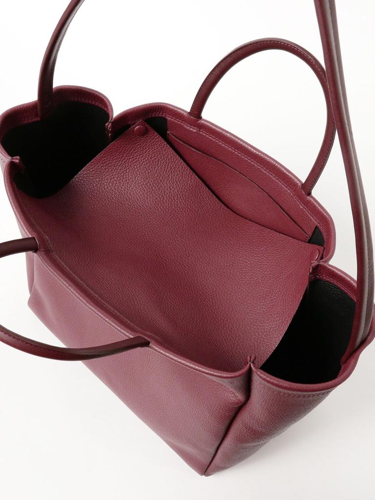 Кожаная сумка MARROW DOUBLE FACED HANDLE TOTE BLACK БЕСПЛАТНО [Raybeams] [WEB limited] Женская